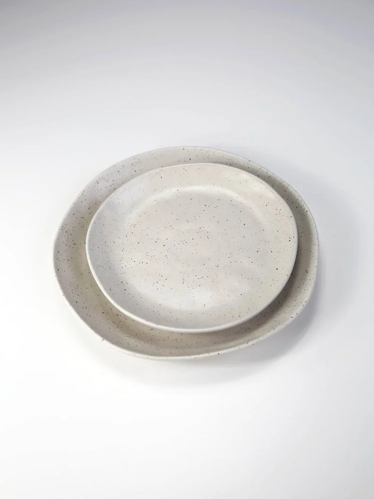 Raw Earthenware Plate Set | $6