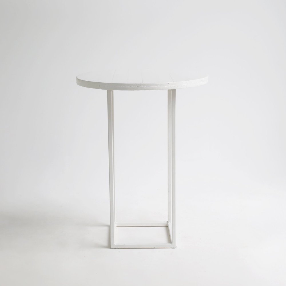 White High Bar Table | $85ea