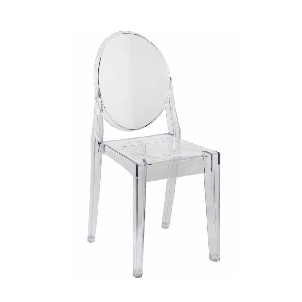 Clear Ghost Chair I $15ea