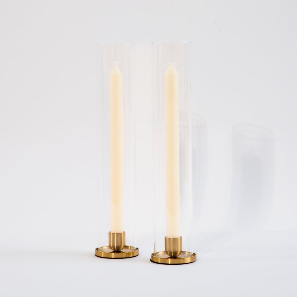 Dinner Candle - Gold Base Package | $300