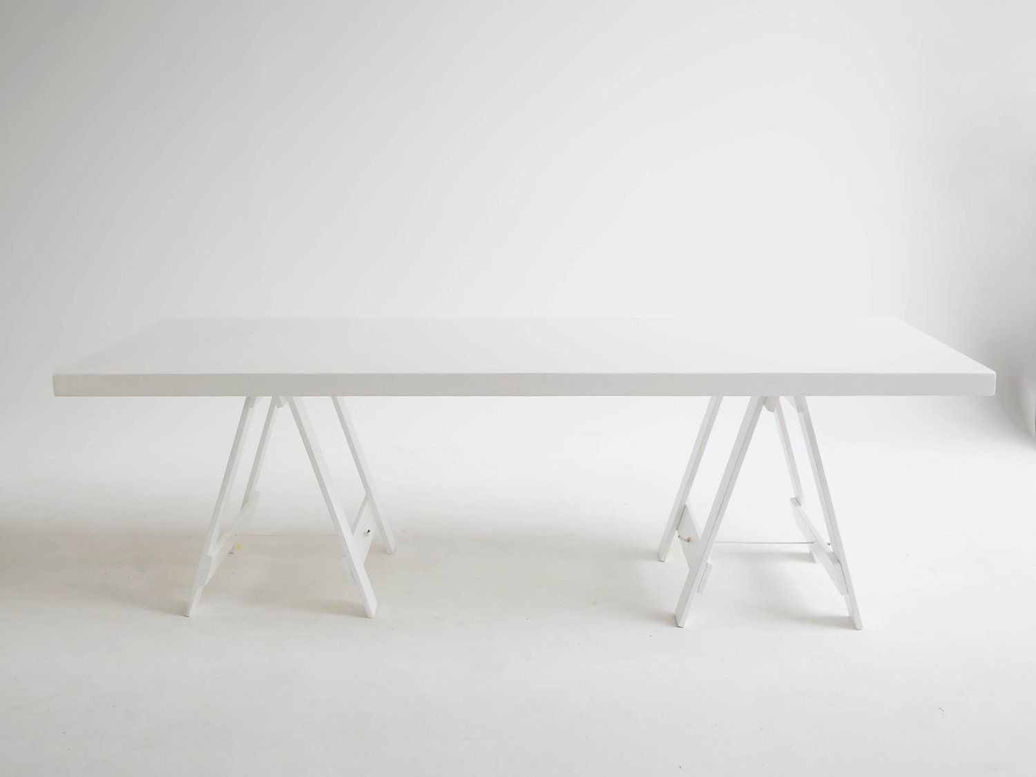 White Trestle Table I $65ea
