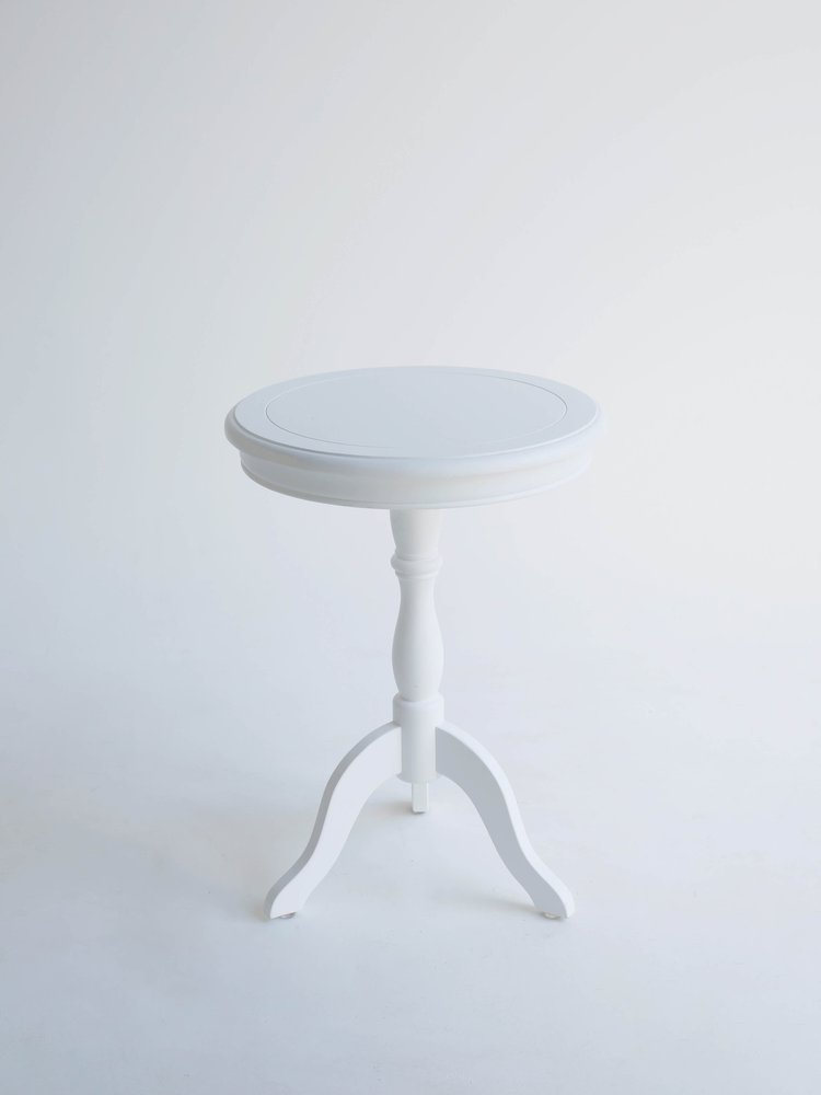 Round White Oak Table I $40ea