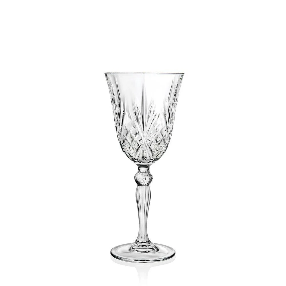 Cut Crystal Wine Goblet $4ea