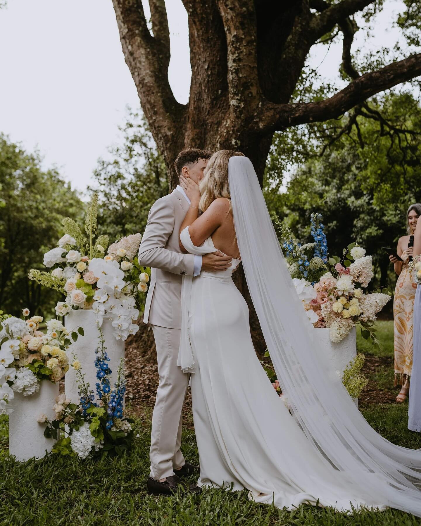 Madi &amp; Cam&rsquo;s wedding at The Orchard Estate was pure magic! 

From the charming ceremony under the trees to their heartfelt vows, it was clear that Madi &amp; Cam&rsquo;s love story was something special. 

Can we just take a moment to appre