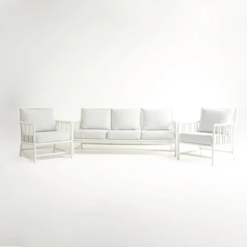 White Foxy Lounge Set + Coffee Table $400 | Qty 1