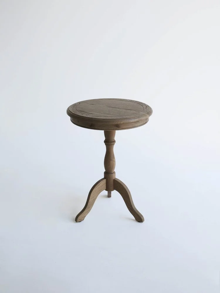 Round Oak Signing Table $40ea