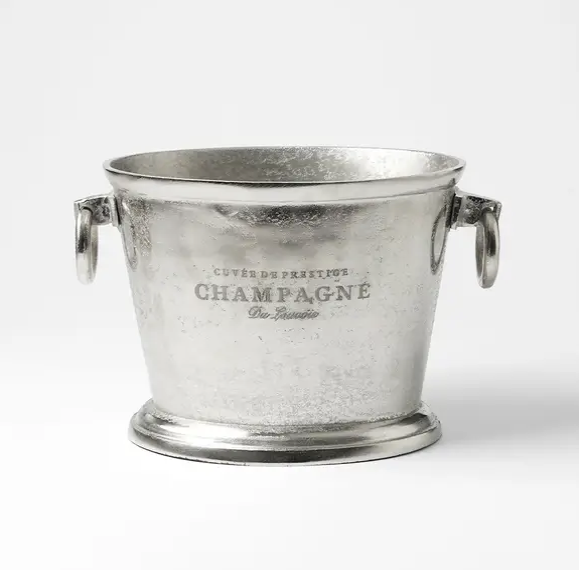 Oval Silver Champagne Bowl $40 Qty 1