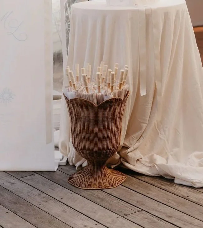Basket &amp; Parasols | $100