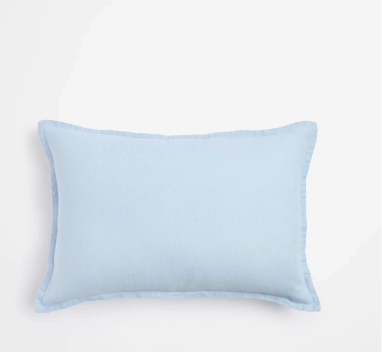 Rectangular Blue Linen Cushions | $7.50