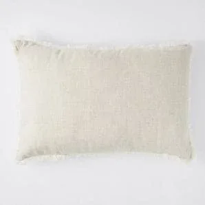 Oat Fringe Rectangle Cushion | $7.50