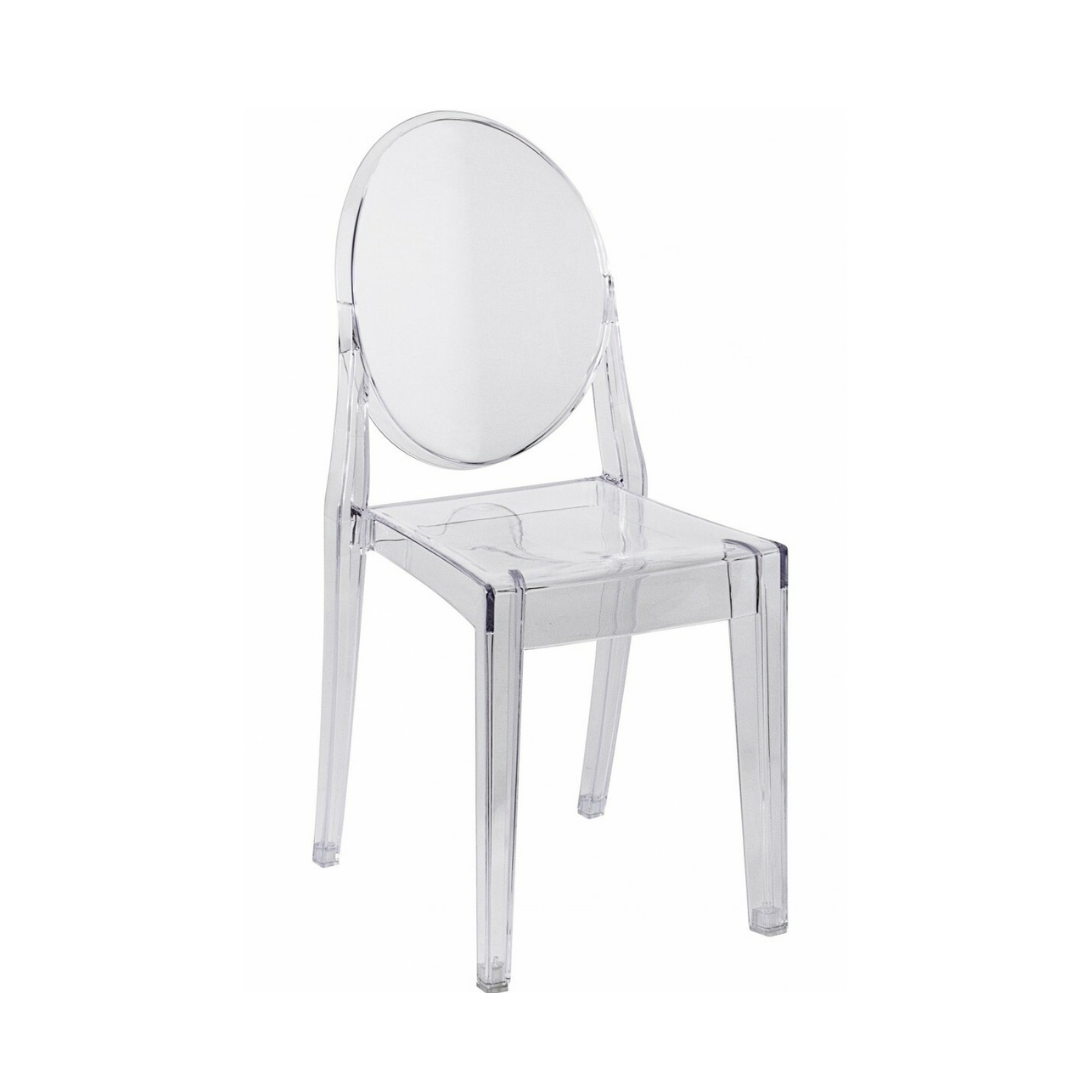 Clear Ghost Chair | $14