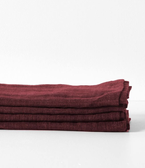 Merlot Linen Napkin | $4.50ea