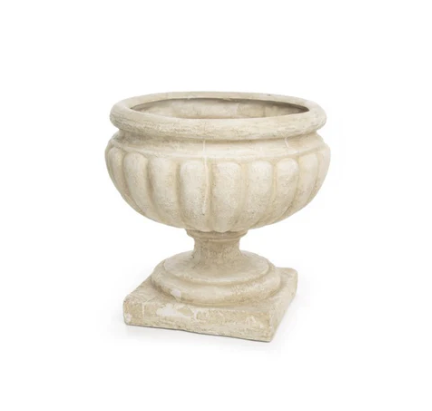 Ivory Fiberglass Urn | $ 60ea | Qty 2 (Copy)