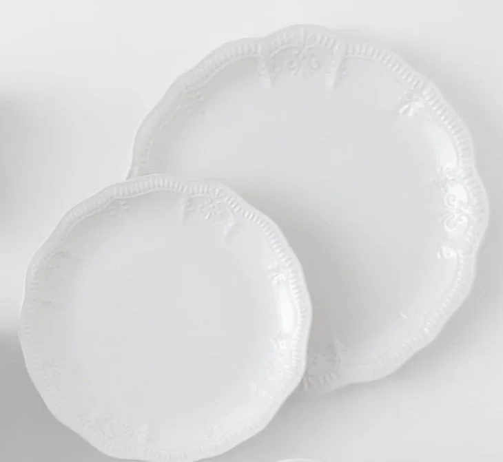 French Scallop Plate Set $6 set I Qty 150 (Copy)