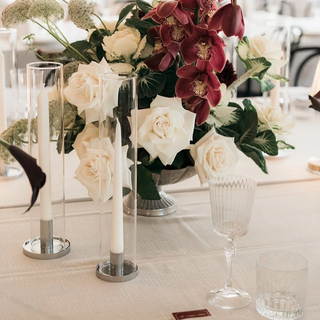 Dinner Candle - Silver Base Pkg $300 (Copy)