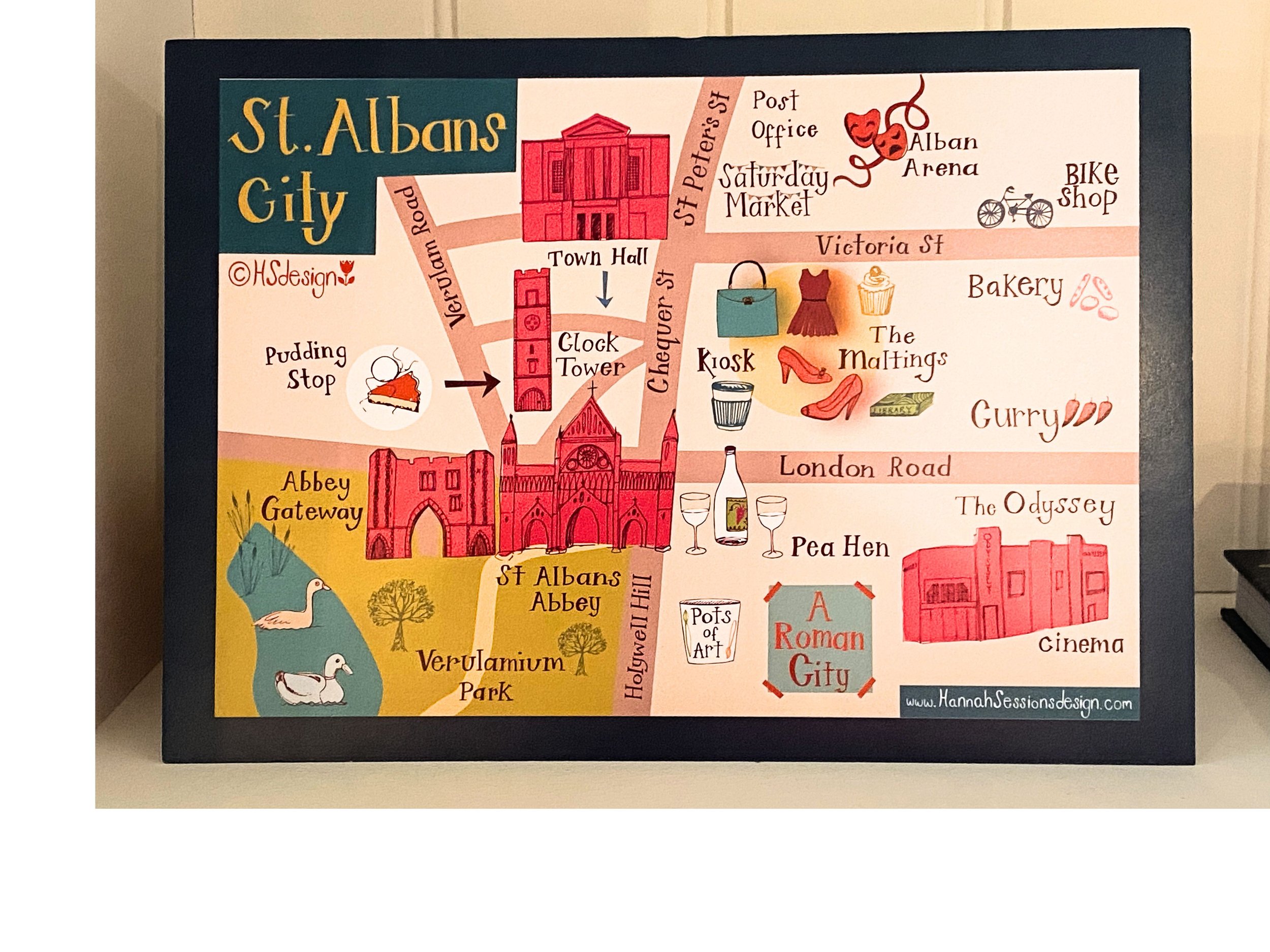 COLOUR MAP OF ST ALBANS PRINT .jpg