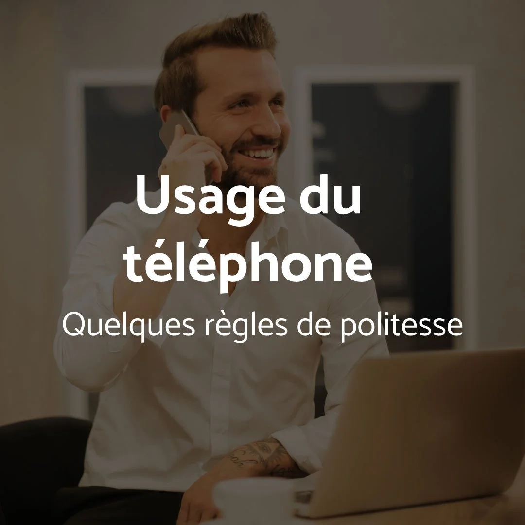 Usage du téléphone : n’oublions pas les règles de politesse