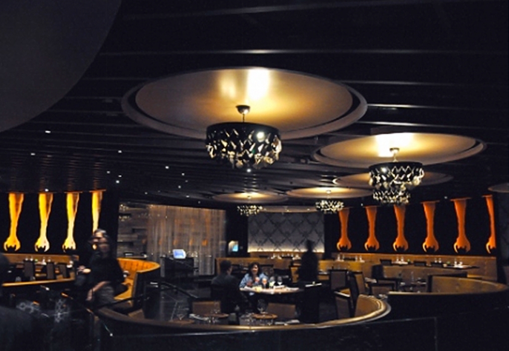 Medussoid leather Chandelier, MGM Las Vegas