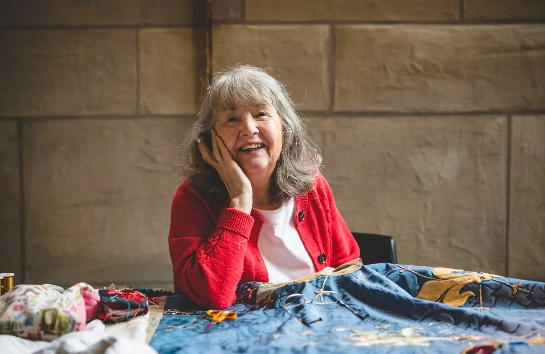 A Labour of Love: Christine Restores the Shrewsbury Chapel Altar Cloth After Nine Months