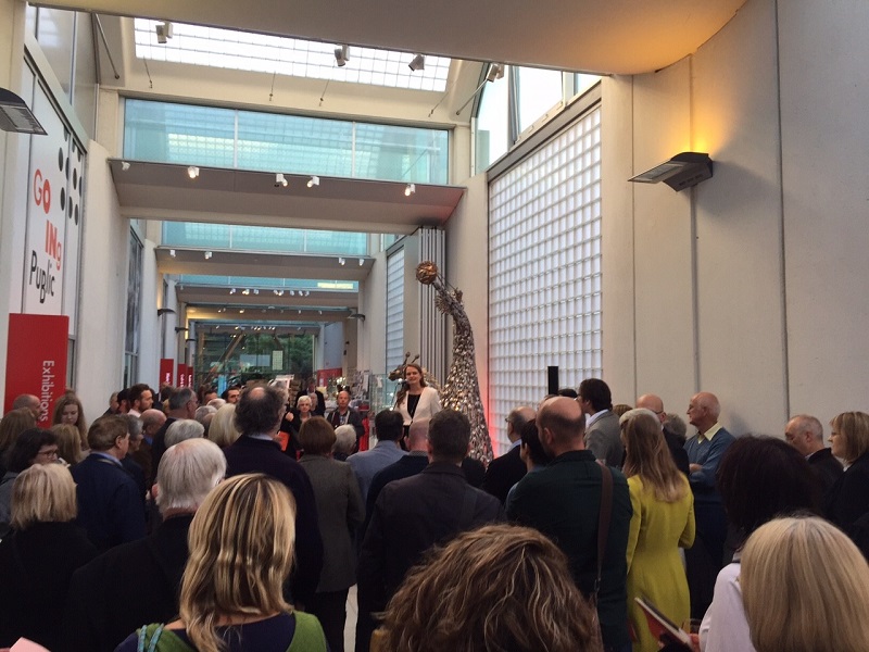 The launch event begins at the Millennium Gallery