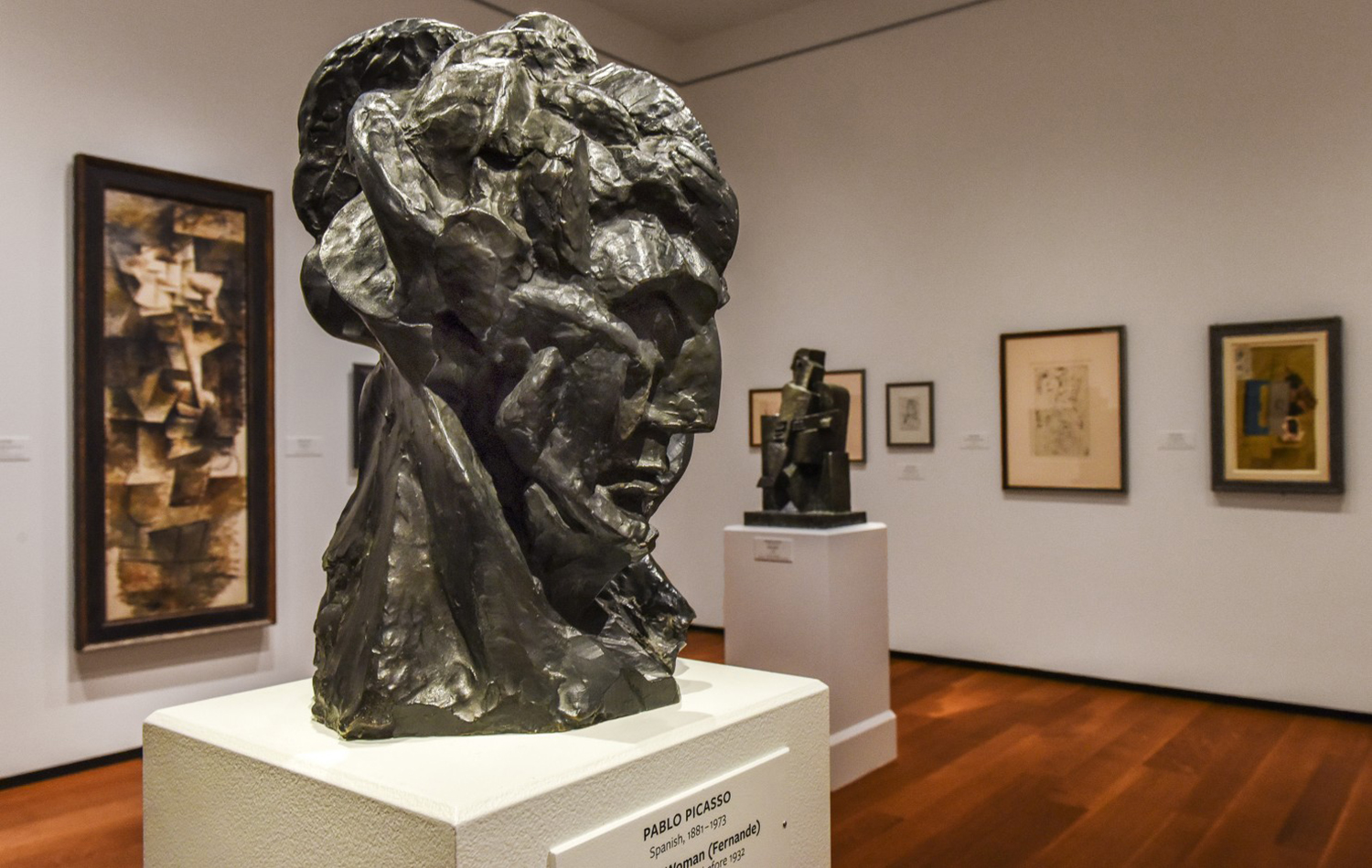  Pablo Picasso's "Head of a Woman." (Bill O'Leary/The Washington Post) 