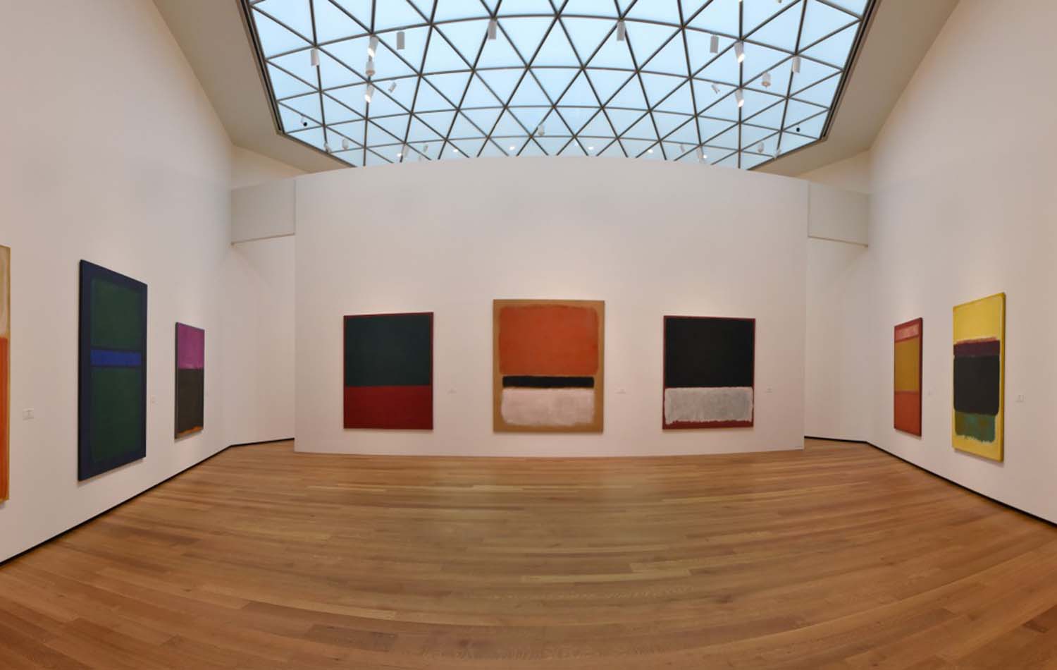  A collection of Mark Rothko works is located atop tower one. (Bill O'Leary/The Washington Post) 