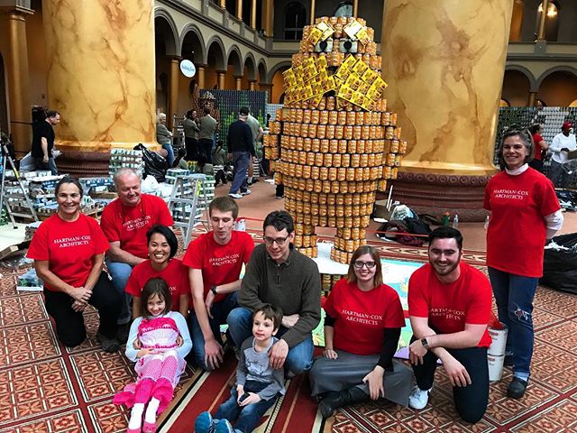 Another successful year of @canstruction building the #Lorax at the @nationalbuildingmuseum