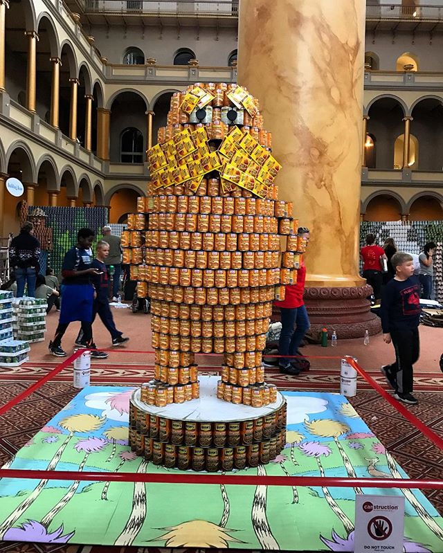 The Lorax, our @canstruction build supporting the @capitalareafoodbank
