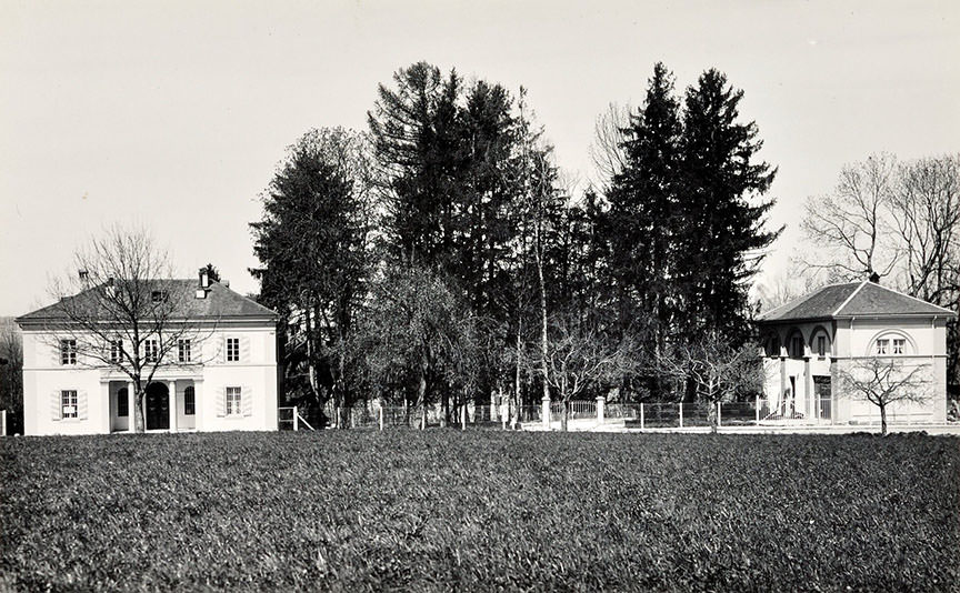  Abb. 11  Das ehemalige Zollhaus (rechts), Faoug (VS) am Murtensee , c.a. 1939, Postkarte, Zentrum Paul Klee, Bern, Schenkung Familie Klee © Zentrum Paul Klee, Bern, Bildarchiv 