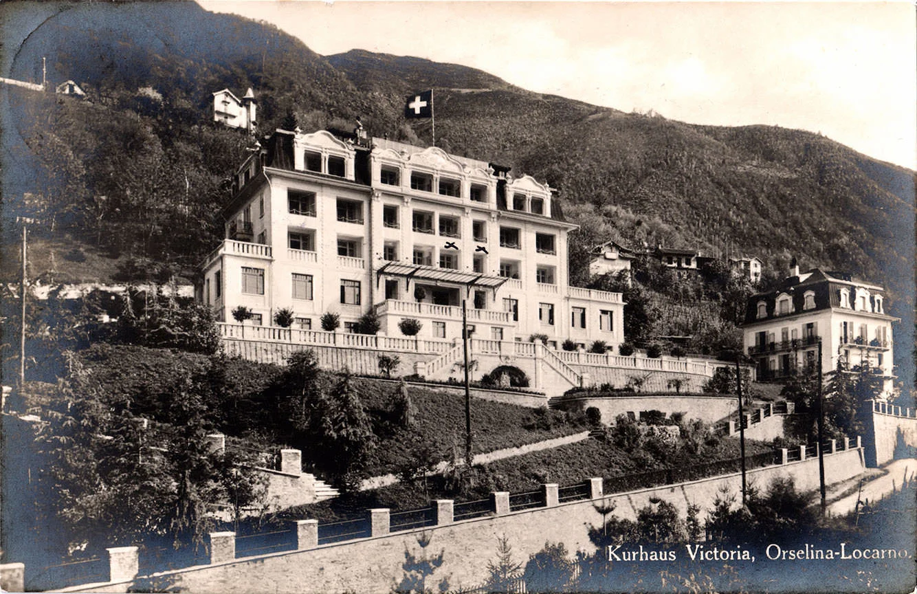 Abb. 15 Kurhaus Victoria in Orselina-Locarno der Zürcher Architekten Hanauer & Witschi (B.S.A) erbaut 1912, Aufnahme von ca. 1926 ©Küsnacht: Privatbesitz