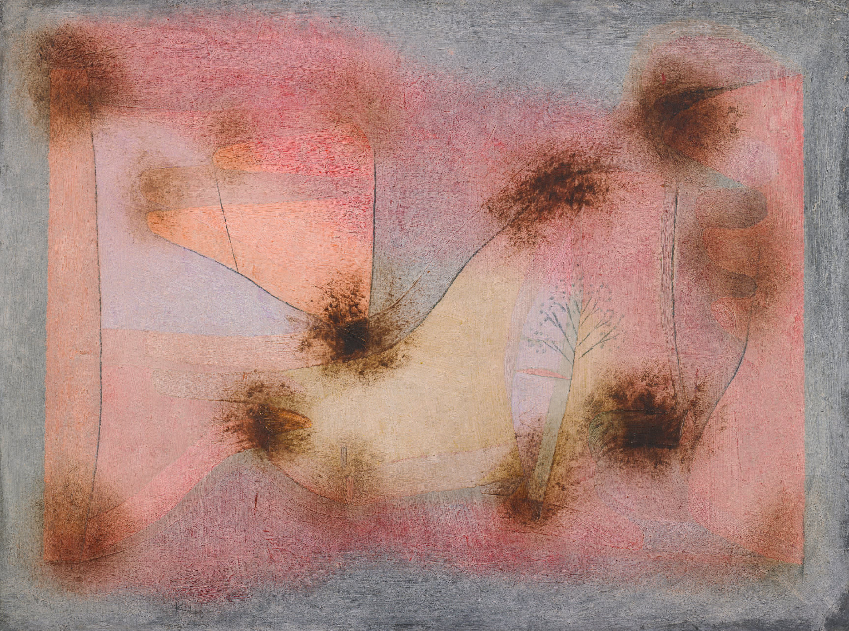  fig. 1 Paul Klee,&nbsp; harte Pflanzen  [Hard Plants], 1934, 212 , oil and watercolour on cardboard, 41,2 x 55,2 cm, The Minneapolis Institute of Arts, Gift of Mr. und Mrs. Donald Winston, © The Minneapolis Institute of Arts 