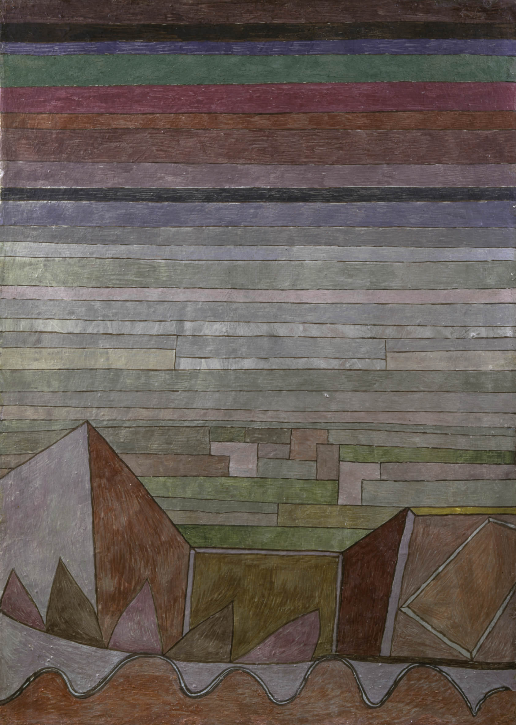  fig. 15 Paul Klee,  Blick in das Fruchtland  [View into the Fertile Country] , 1932, 189, oil on cardboard, 48,7 x 34,7 cm, © Städel Museum, Frankfurt am Main 
