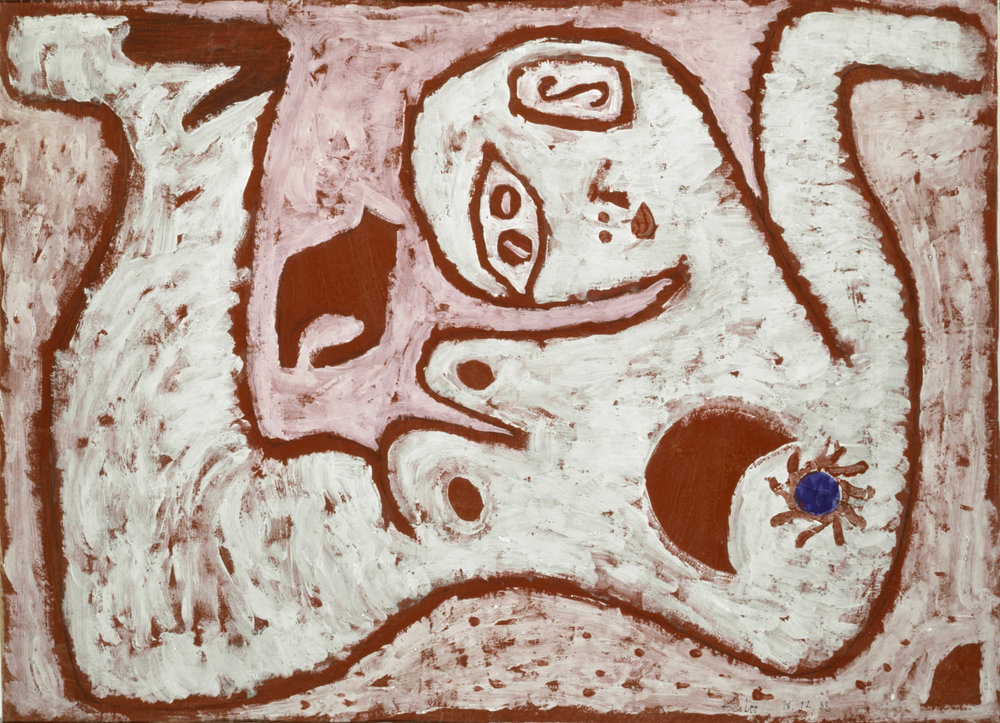  fig. 18 Paul Klee,  ein Weib für Götter  [A Woman for Gods], 1938, 452, Kleisterfarbe und Aquarell auf Papier auf Karton, 44,3 x 60,5 cm , Fondation Beyeler, Riehen/Basel, Sammlung Beyeler, © Fondation Beyeler, Riehen/Basel 