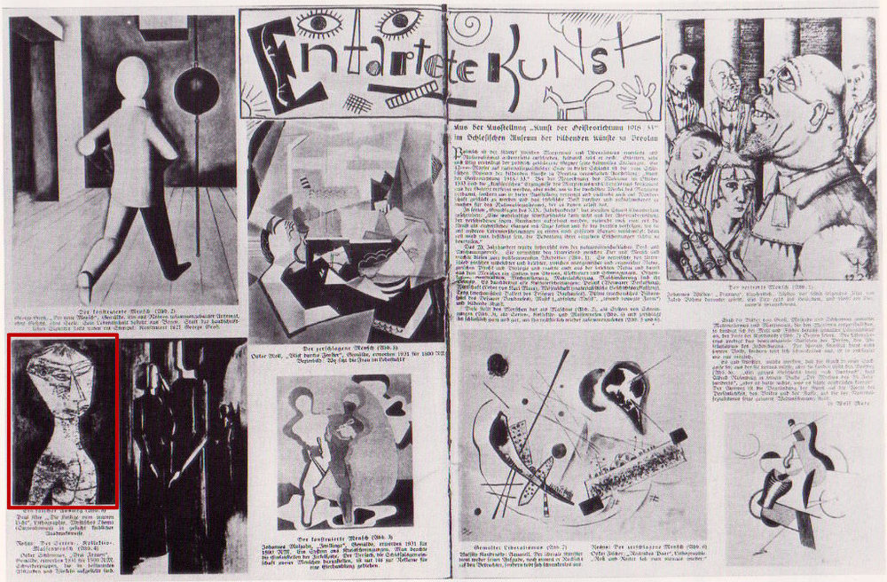  Abb. 10 Artikel zur Ausstellung »Kunst der Geistesrichtung 1918-1933« aus der Schlesischen Illustrierten Zeitung, Nr. 2/1934 
