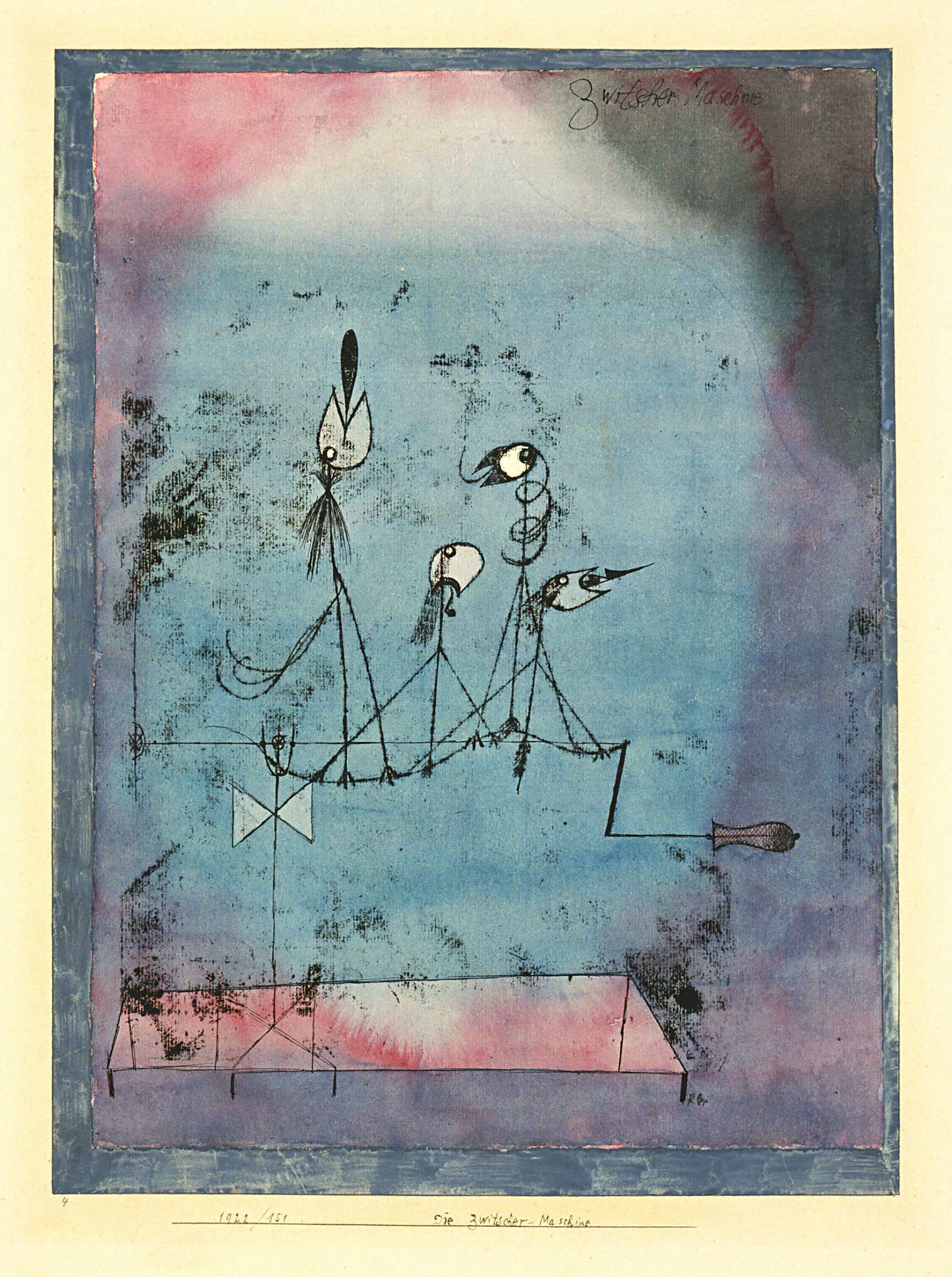 VON DER FUGE IN ROT BIS ZUR ZWITSCHERMACHINE. PAUL KLEE UND DIE