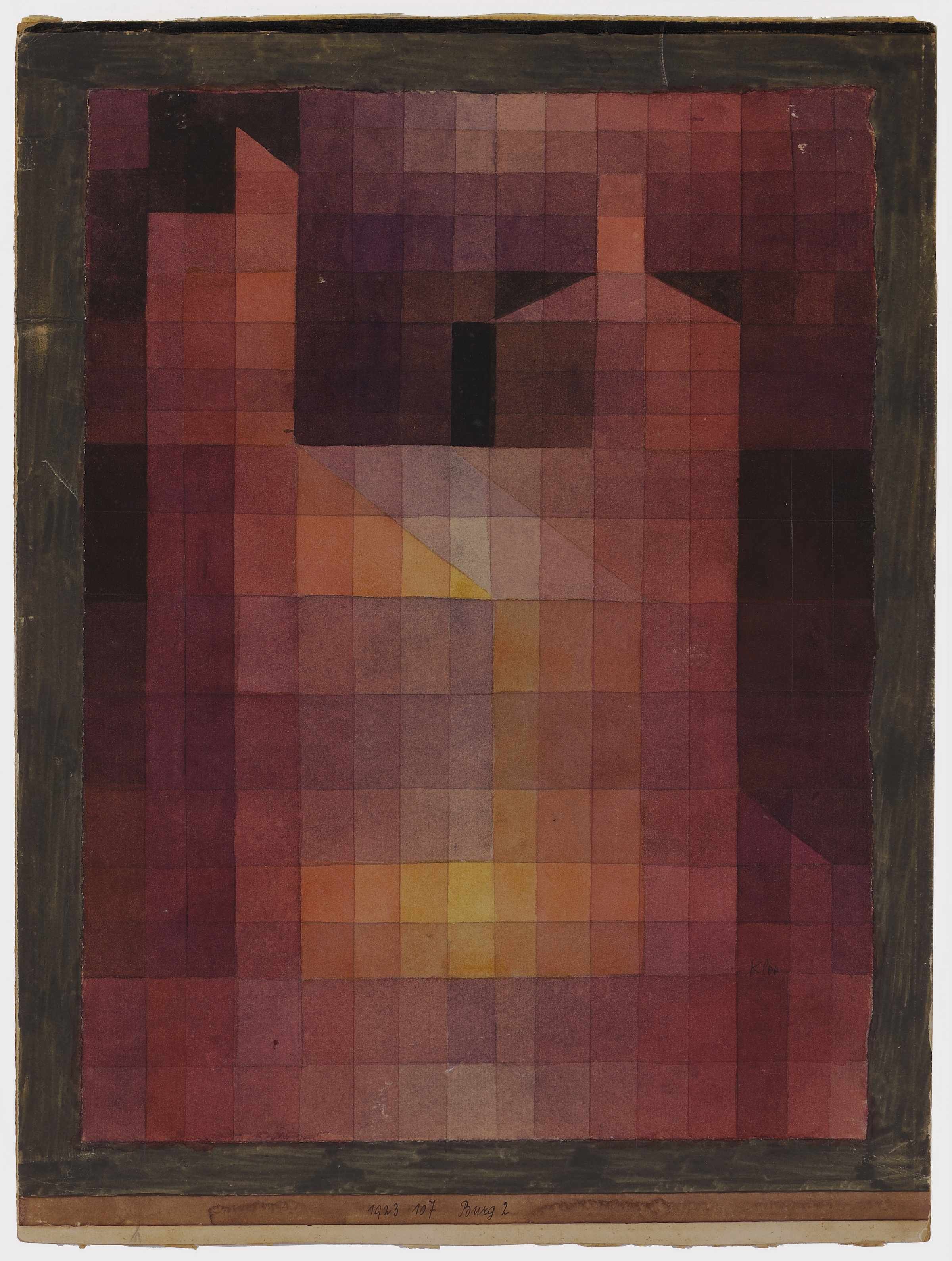 Abb. 1: Paul Klee, Burg 2, 1923, 107
