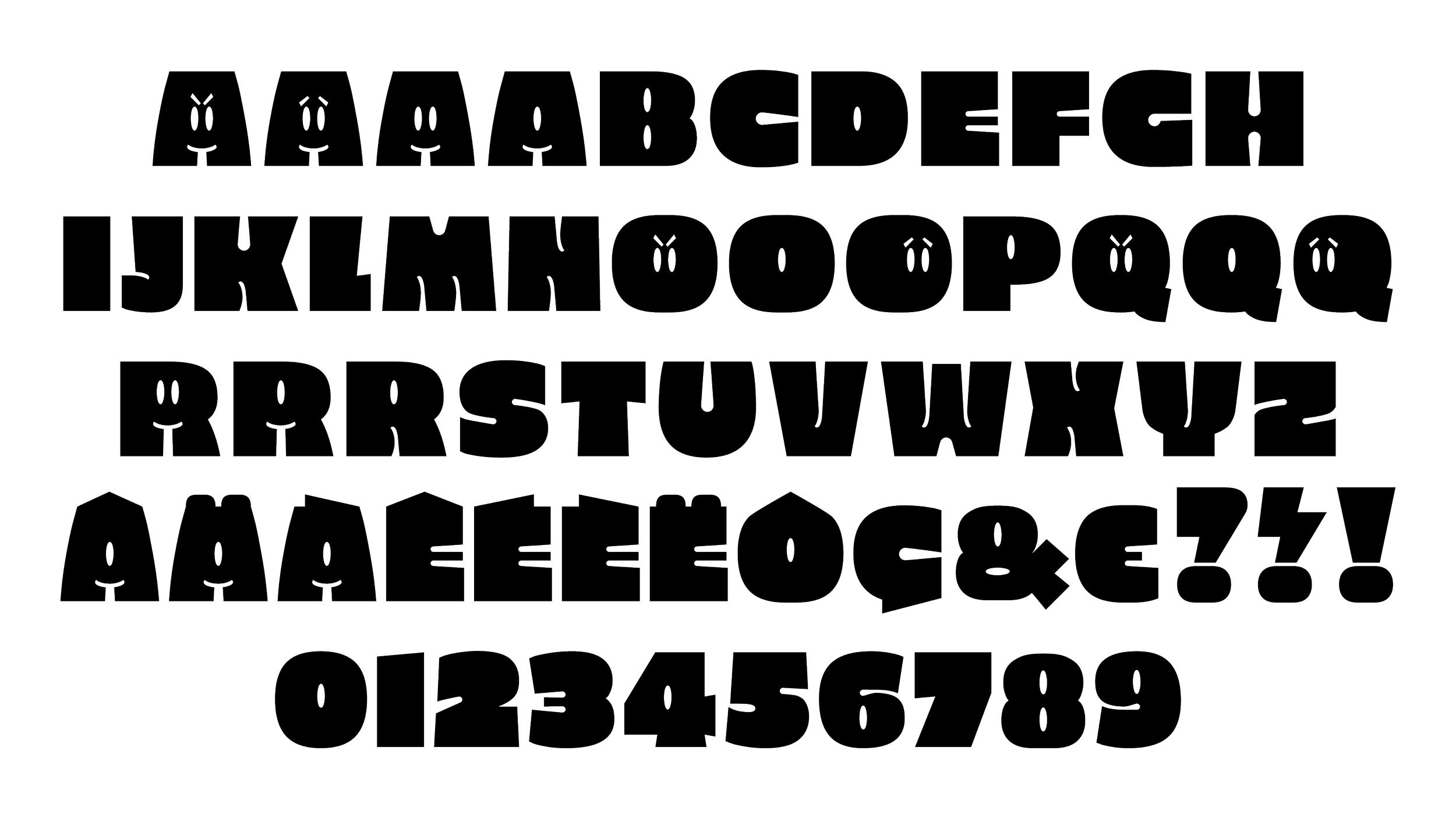  alphabet Terix 