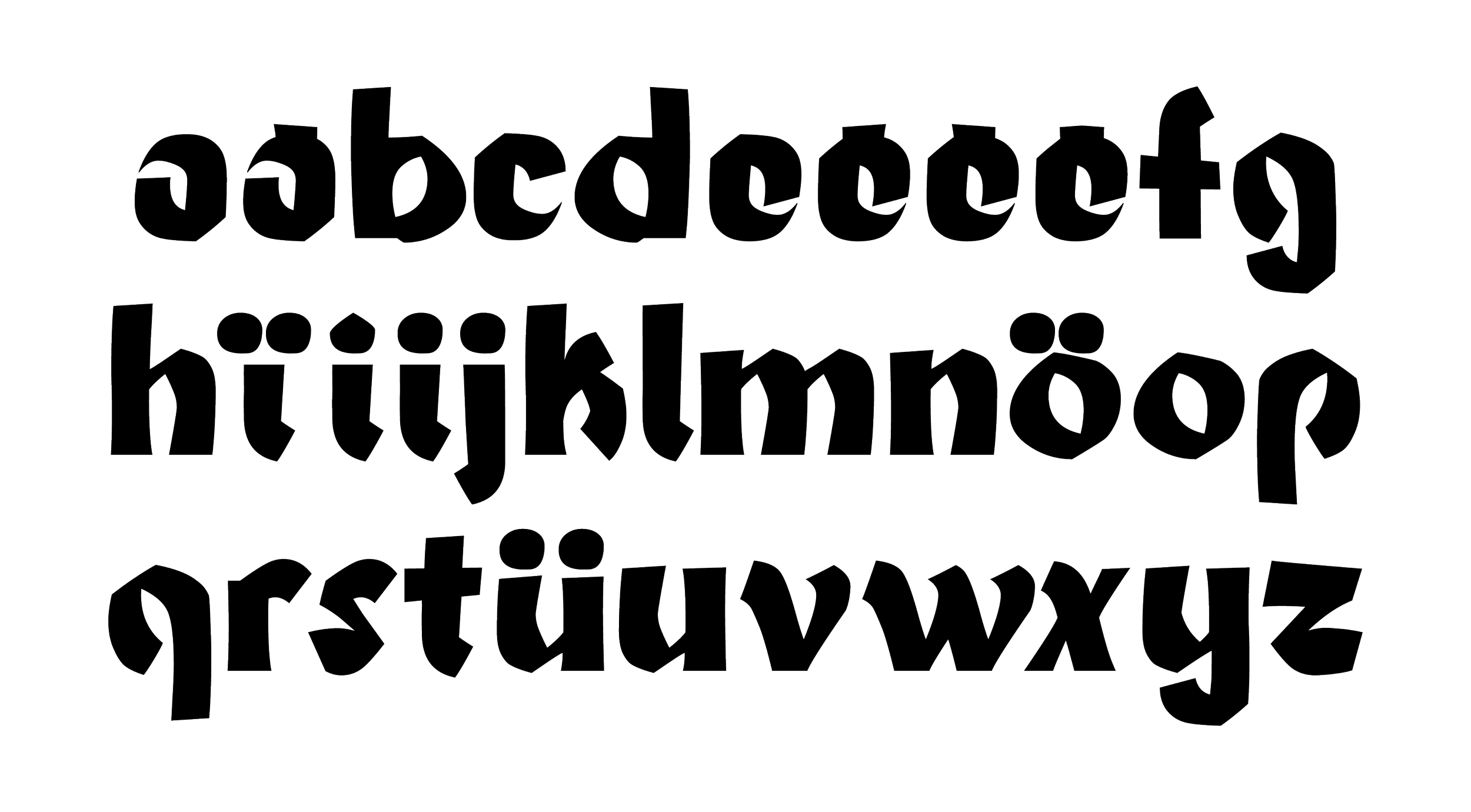  alphabet Trauma 
