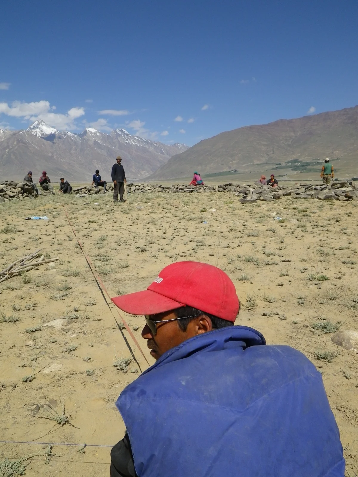 Laying Out the New Solar Lhakhang