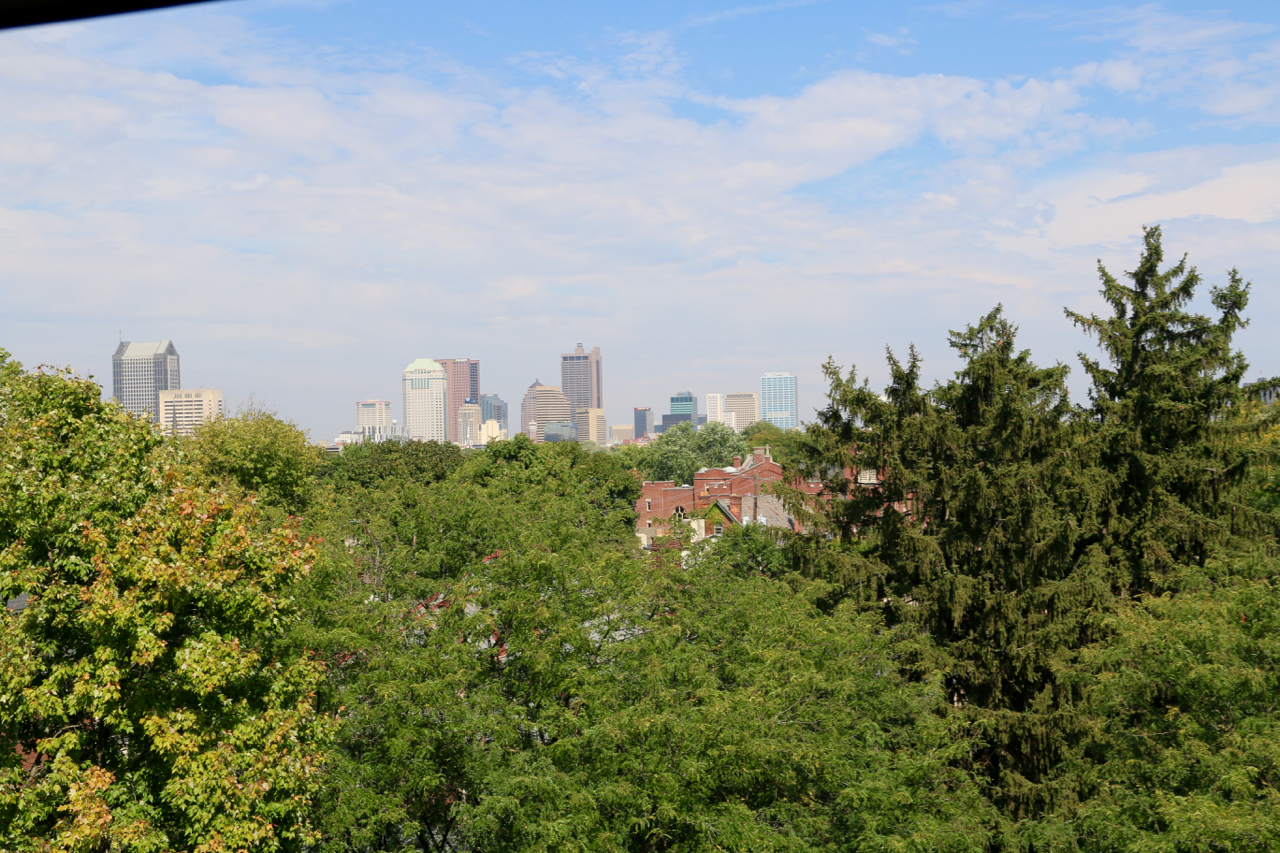 Barrett has panoramic views of Downtown Columbus