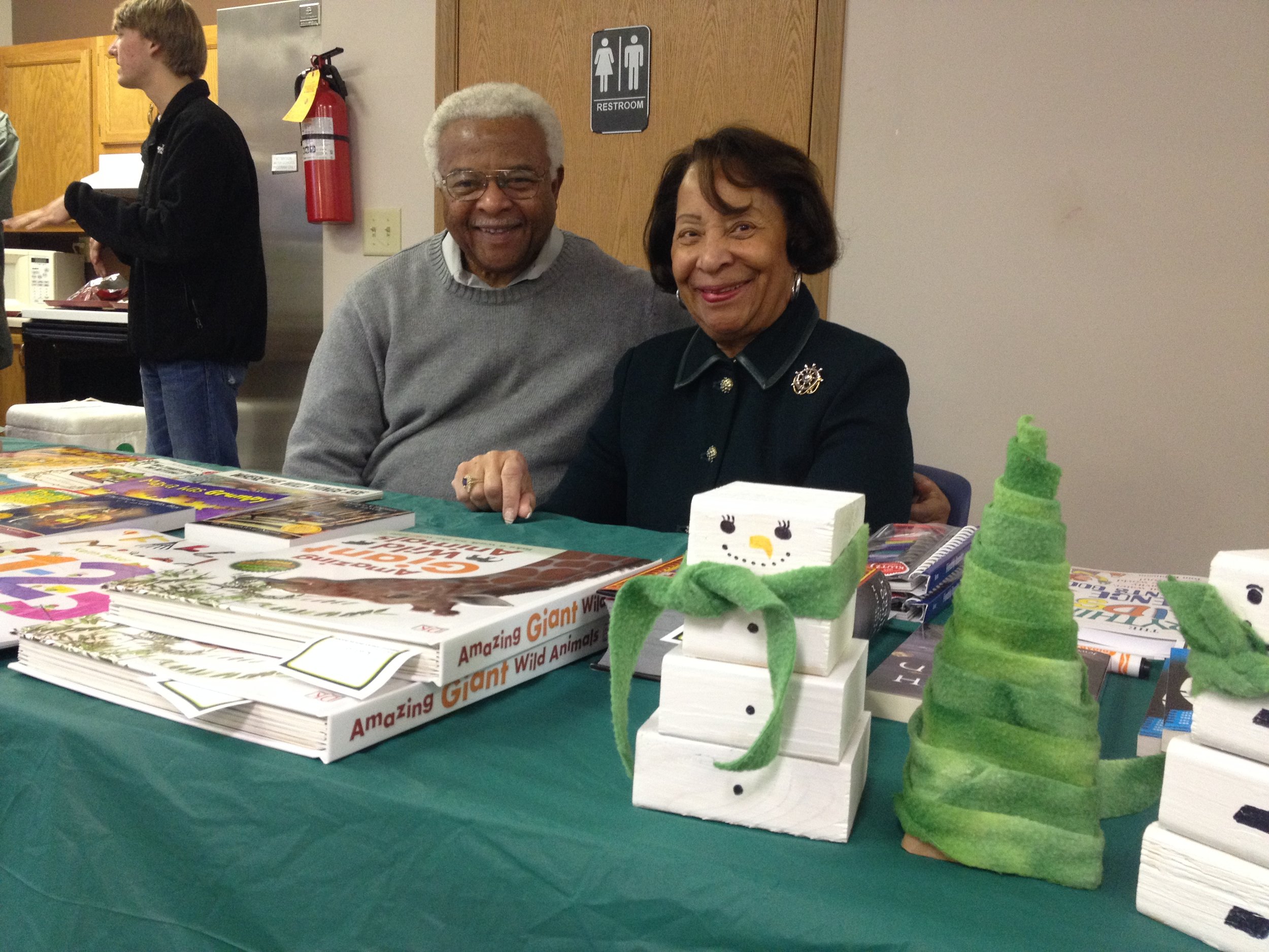 Hank Evans and Dorothy Cage Evans at Homeport event