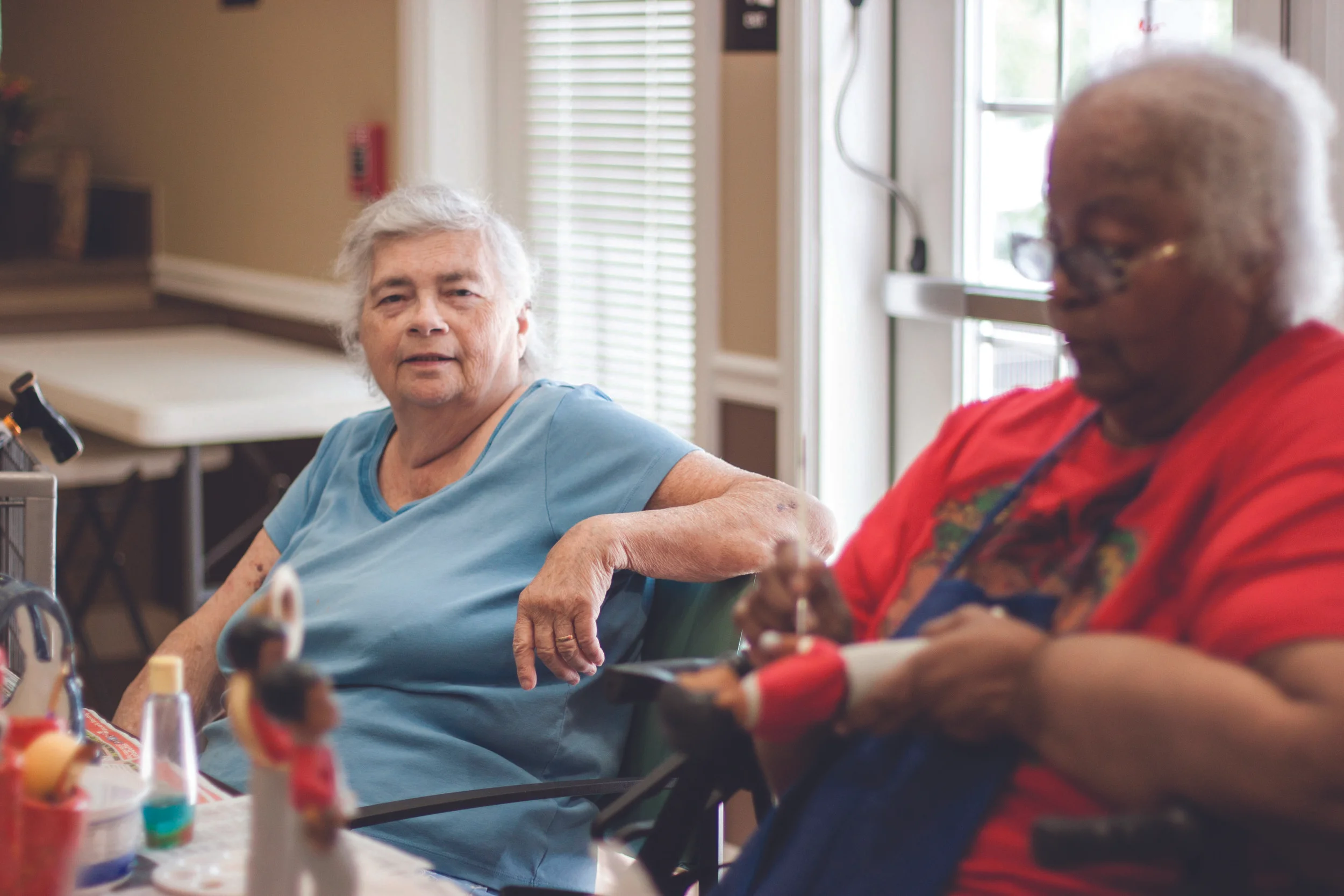 Residents of Homeport's Eastway Village in Whitehall