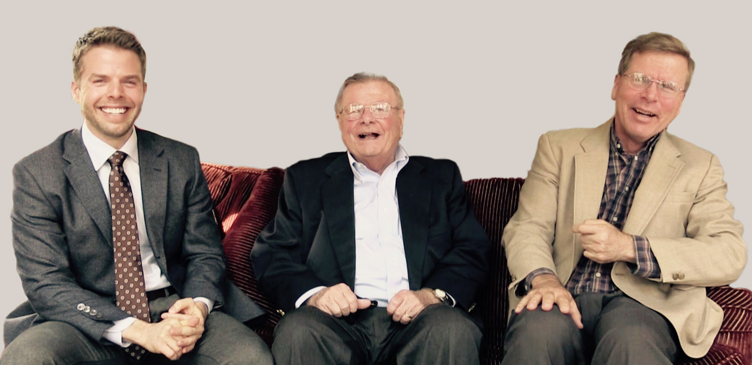 Three generations of the Kelley family: from left, Michael Kelley, Don Kelley, and Tim Kelley.