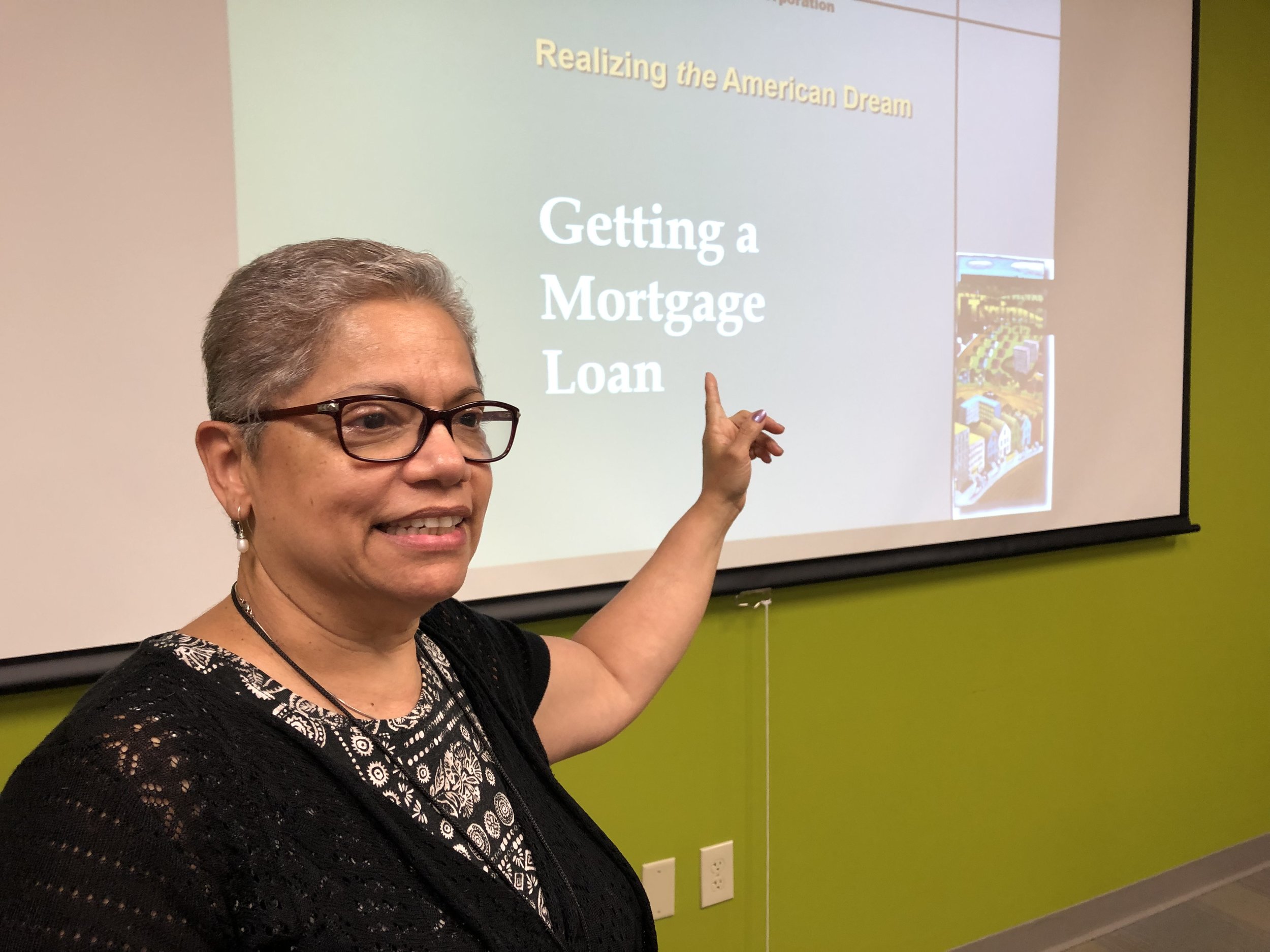 Homeport Housing Advisory Counselor Isabel Giles.
