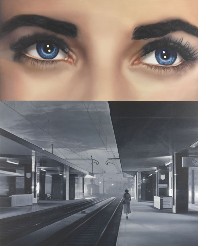 My echo, my shadow, 1967, 60 x 40 inches, oil on canvas, 2012 