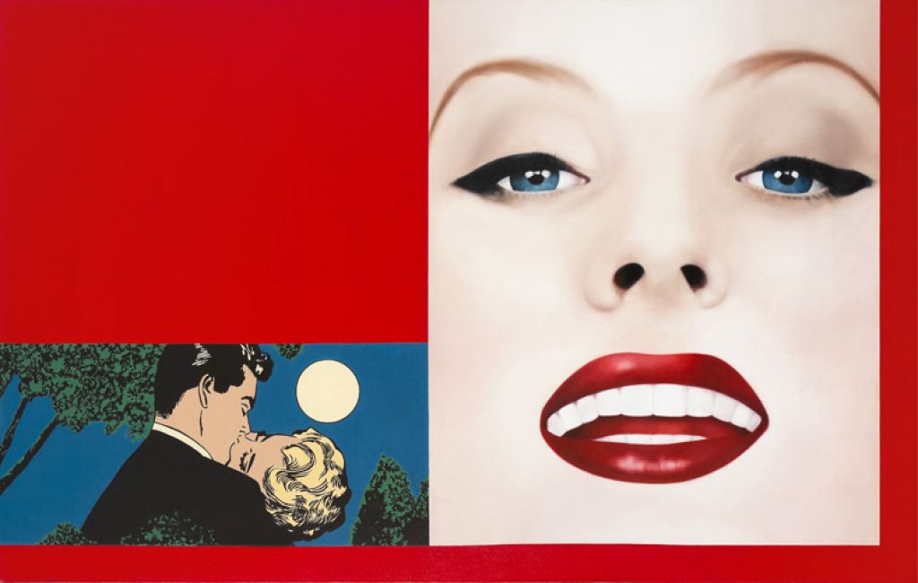 A mind intoxicated with love, 1965 , 38 x 60 inches, oil on linen, 2012