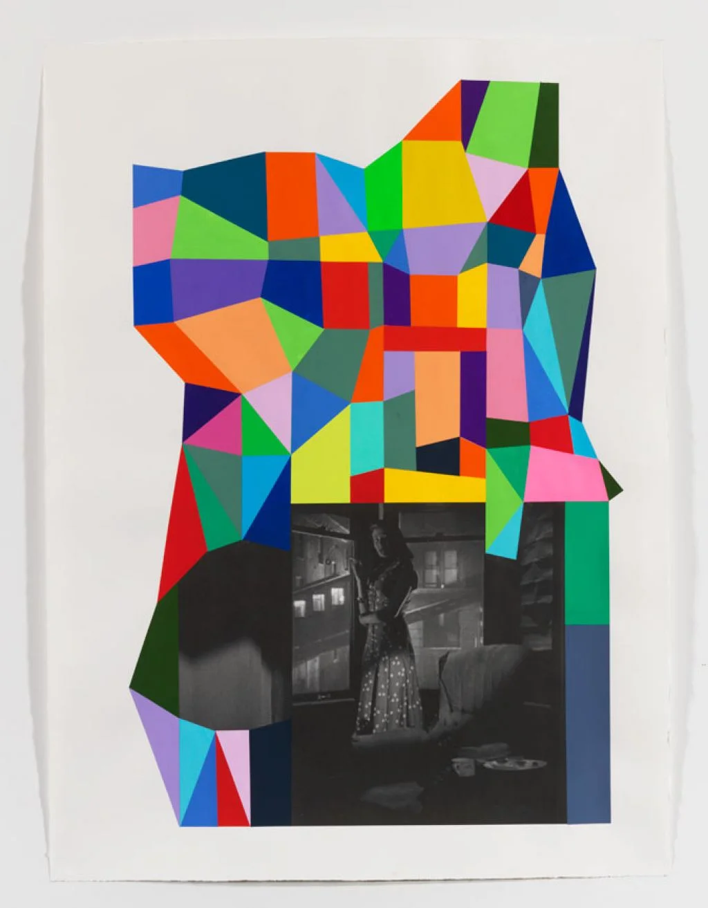 On the night he left me, 1967 , 30 x 22 inches, ink jet and gouache, 2012