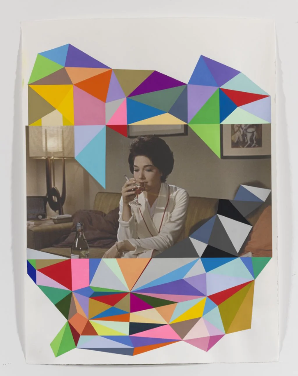 All I have is my love of love, 1967 , 30 x 22 inches, ink jet and gouache, 2012