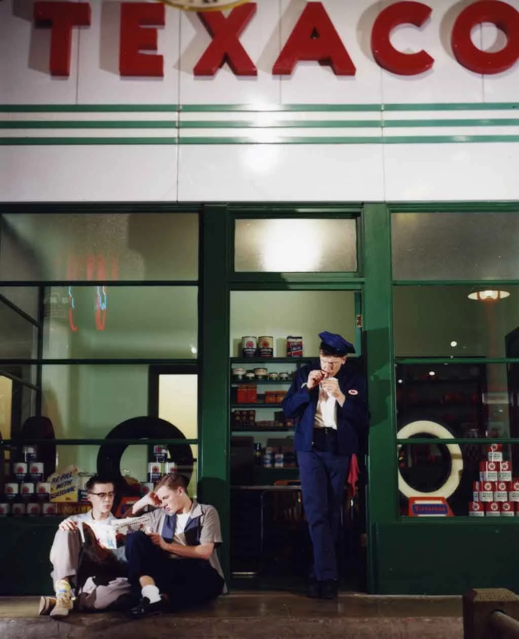 Cigarette Break, 1958, 23 3/4 x 18 inches, carbro print, 2007