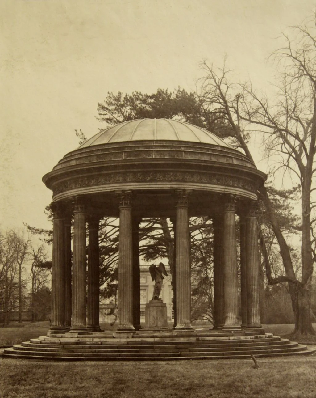 Cupid's Pavillon, Versailles, 1865 , 24 x 20 inches, salt print, 1994